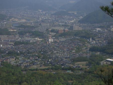 男天狗から高陽を一望