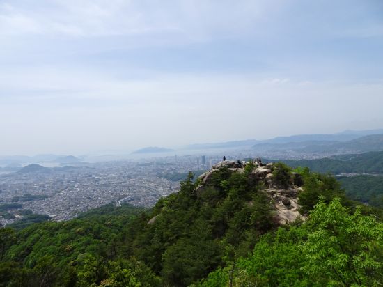 夫婦松展望台より！