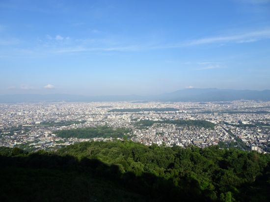 京都の町を一望！