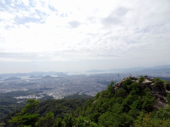 夫婦松展望台より！