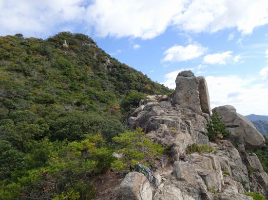 アントキノ岩にて