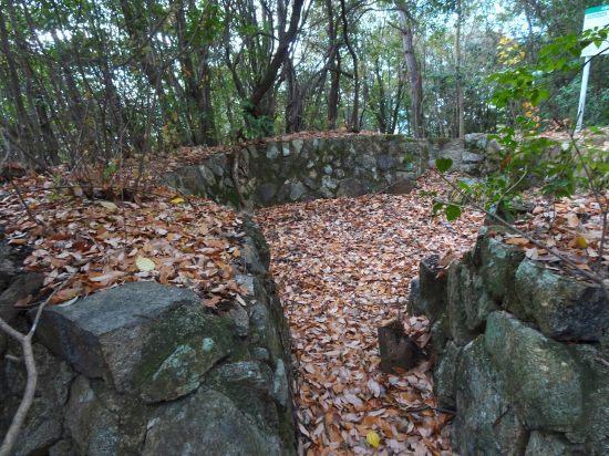 高射機銃陣地跡