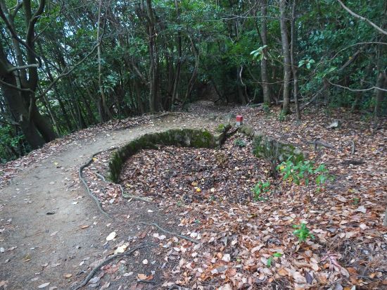 高射機銃陣地跡