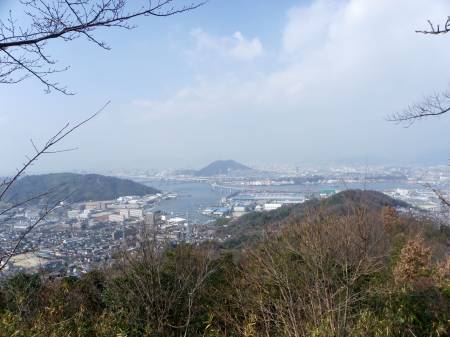 仁保島城を望む