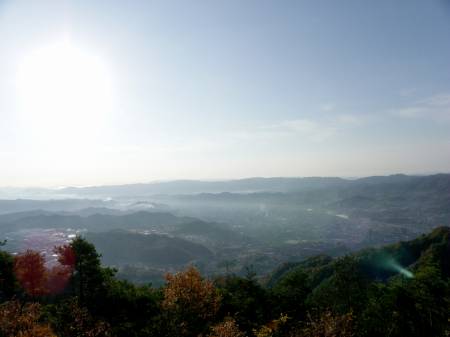 府中盆地から神辺平野までを一望