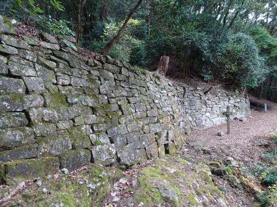 東水門跡の石垣！